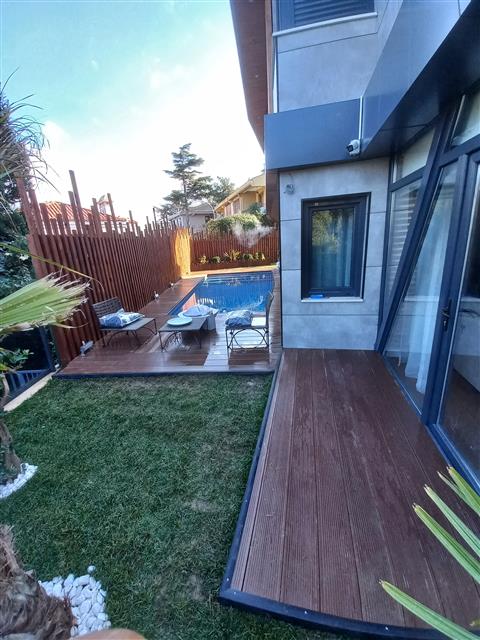 Havuz kenarı deck kaplama